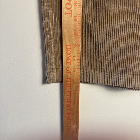 Eddie Bauer Skirt Women's 14 P Tan Camel Corduroy Vintage Retro Pockets Academia - Picture 4 of 10